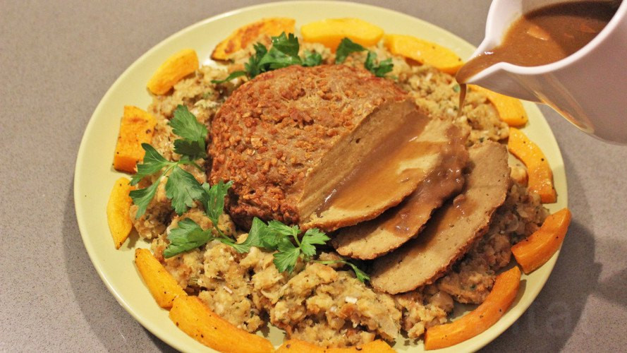 Vegetarian Thanksgiving Turkey
 Make your own tasty ve arian turkey for Thanksgiving
