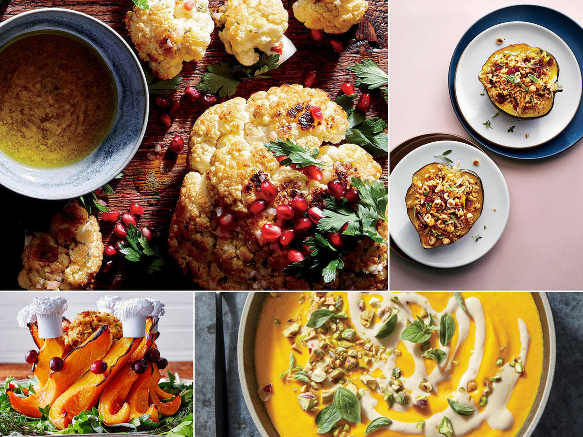 Vegetarian Turkey Thanksgiving
 Vegan Thanksgiving Menu Recipes and Ideas Cooking Light
