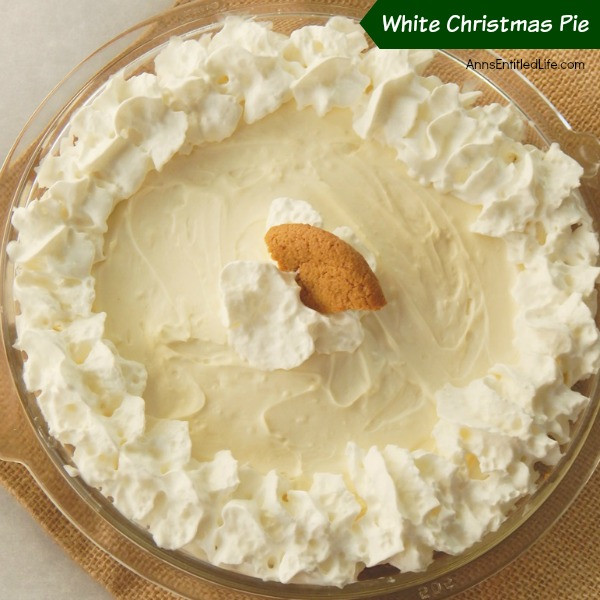 White Christmas Pie Recipes
 White Christmas Pie Recipe